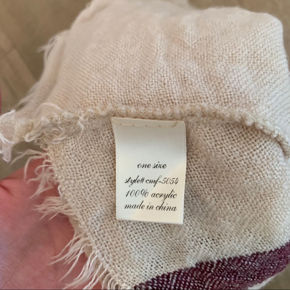 Francesca’s Striped Infinity Scarf - Picture 4 of 4